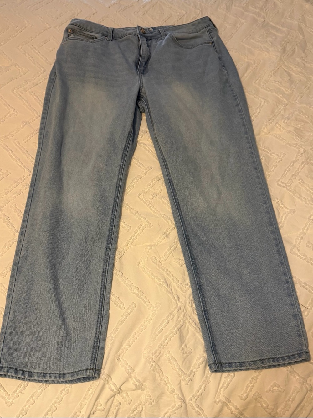 Seven7 Light Blue Women’s Straight Jeans